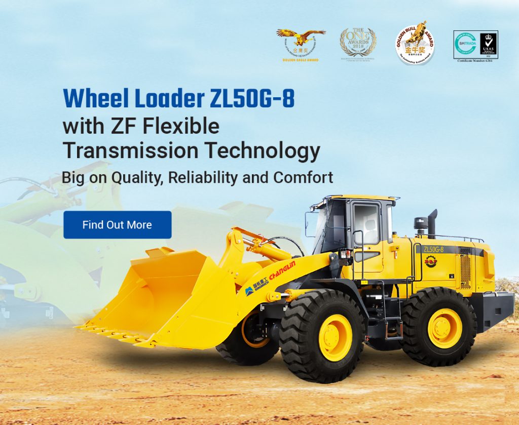 wheel loader with flexible transmission technology