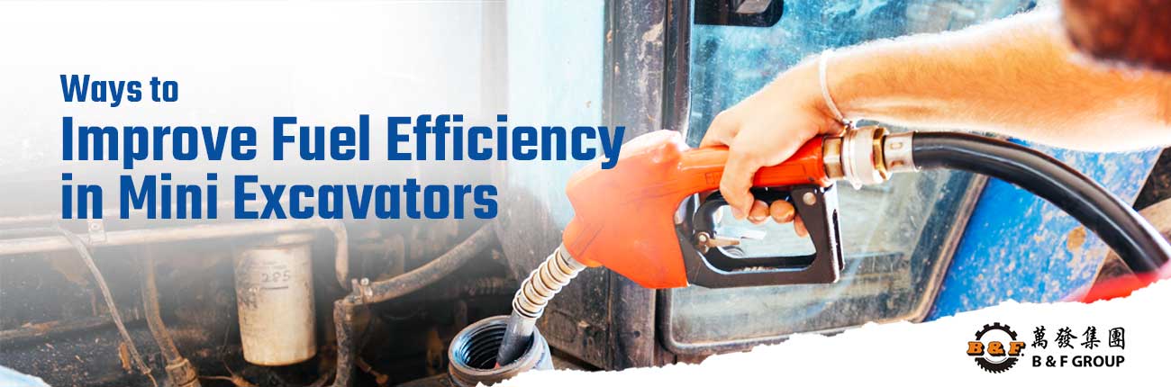 fuel efficiency in mini excavators