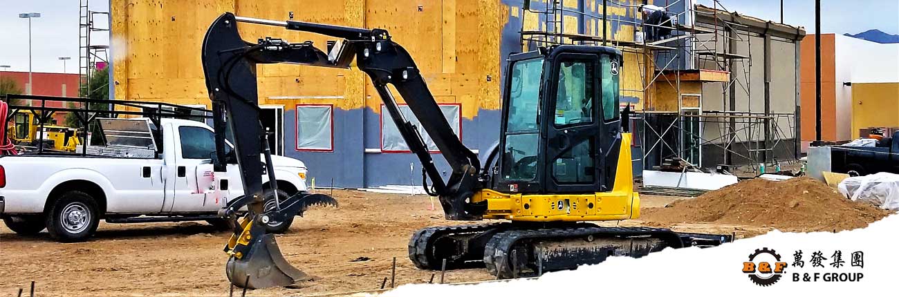 digging with mini excavators