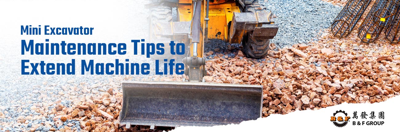 mini excavator maintenance tips