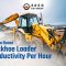 How to Boost Backhoe Loader Productivity Per Hour