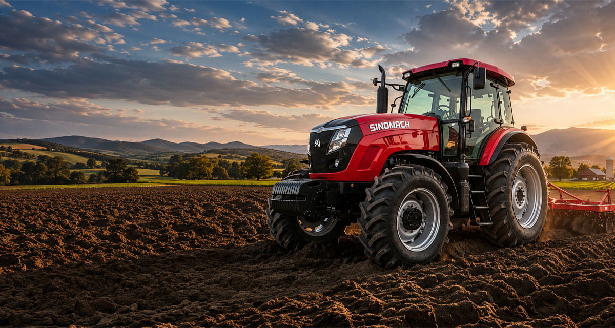 SINOMACH agricultural tractor Malaysia range from 80 to 115 HP